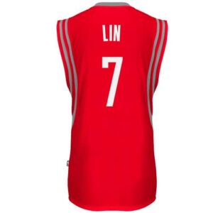 Jeremy Lin Houston Rockets adidas Swingman Road Jersey - Red