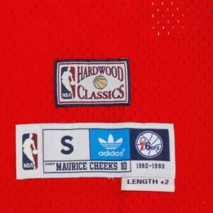 Maurice Cheeks Philadelphia 76ers adidas Hardwood Classics Soul Swingman Throwback Jersey - Red