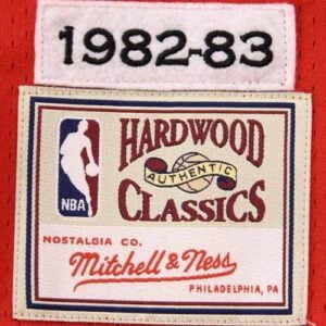 Mitchell & Ness Philadelphia 76ers Julius Erving Red Hardwood Classics Authentic Throwback Basketball Jersey