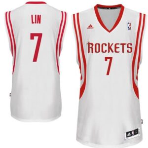 Jeremy Lin Houston Rockets adidas Youth Swingman Home Jersey - White