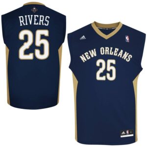 Austin Rivers New Orleans Pelicans adidas Youth Replica Road Jersey - Navy Blue