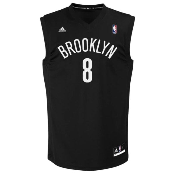 adidas Deron Williams Brooklyn Nets Replica Nickname Jersey - Black