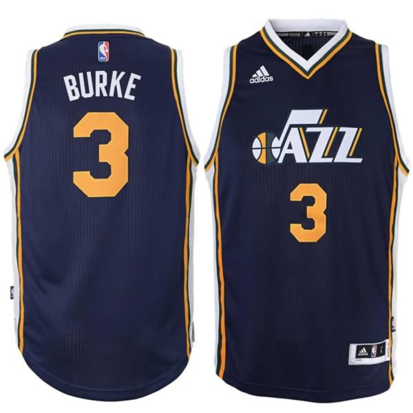 Trey Burke Utah Jazz adidas Youth 2014-15 New Swingman Road Jersey - Navy