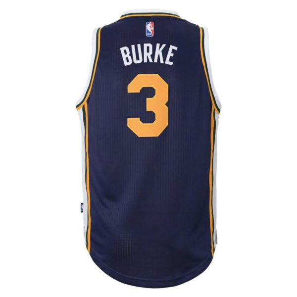 Trey Burke Utah Jazz adidas Youth 2014-15 New Swingman Road Jersey - Navy