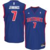 Brandon Jennings Detroit Pistons adidas Road Replica Jersey - Royal Blue