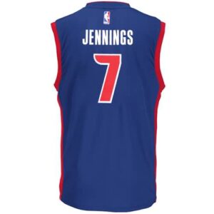 Brandon Jennings Detroit Pistons adidas Road Replica Jersey - Royal Blue