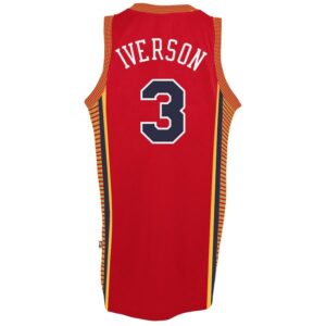 Allen Iverson Philadelphia 76ers adidas Hardwood Classics Swingman Jersey - Red-