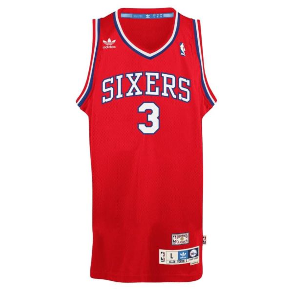 Allen Iverson Philadelphia 76ers adidas Soul Swingman Nickname Jersey - Red