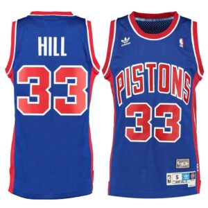 Grant Hill Detroit Pistons adidas Hardwood Classics Swingman Jersey - Royal