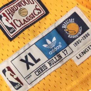 Chris Mullin Golden State Warriors adidas Hardwood Classics Swingman Jersey - Gold