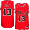 Joakim Noah Chicago Bulls adidas Player Swingman Road Jersey - Red