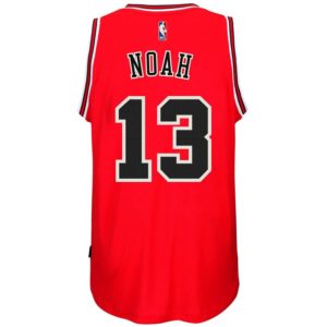 Joakim Noah Chicago Bulls adidas Player Swingman Road Jersey - Red