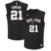 Tim Duncan San Antonio Spurs adidas Fashion Replica Jersey - Black