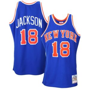 Phil Jackson New York Knicks Mitchell & Ness 1972-73 Authentic Basketball Jersey - Royal Blue