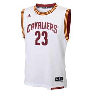 LeBron James Cleveland Cavaliers adidas Replica Home Jersey - White