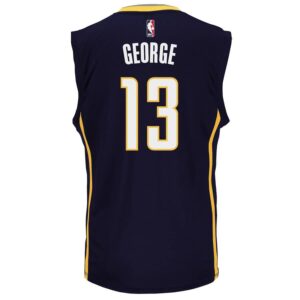 Paul George Indiana Pacers adidas Replica Jersey - Navy Blue