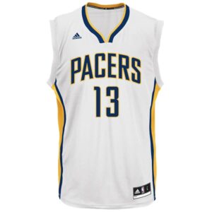 Paul George Indiana Pacers adidas Replica Jersey - White