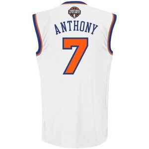 Carmelo Anthony New York Knicks adidas Noches Ene-Be-A Swingman Jersey - White