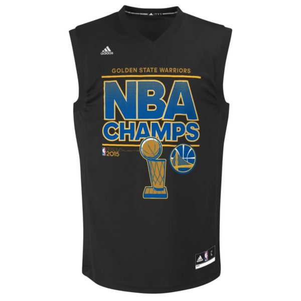 Klay Thompson Golden State Warriors adidas 2015 NBA Finals Champions Jersey - Black