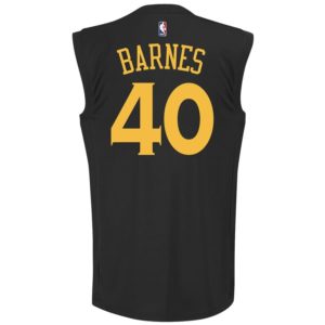 Harrison Barnes Golden State Warriors adidas 2015 NBA Finals Champions Jersey - Black