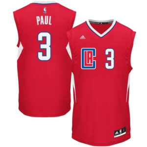 Chris Paul LA Clippers adidas 2015 Replica Road Jersey - Red