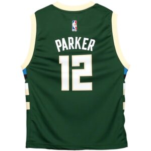 Jabari Parker Milwaukee Bucks adidas Youth Replica Jersey - Green