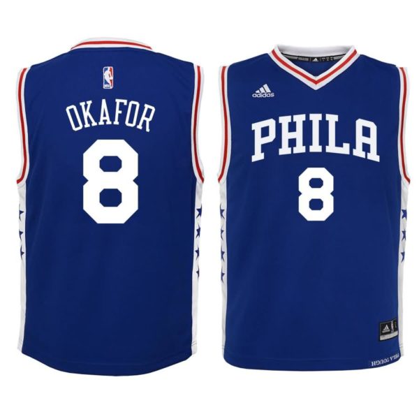 Jahlil Okafor Philadelphia 76ers adidas Youth Replica Jersey - Royal