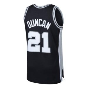 Tim Duncan San Antonio Spurs Mitchell & Ness 1998-99 Hardwood Classics Swingman Jersey - Black