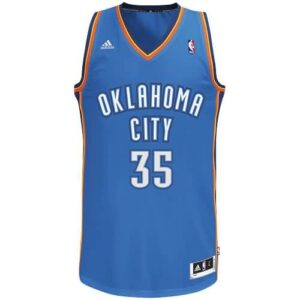 Kevin Durant Oklahoma City Thunder adidas Swingman Road Jersey - Light Blue