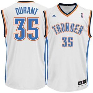 Kevin Durant Oklahoma City Thunder adidas Youth Replica Home Jersey - White