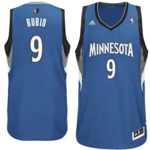Ricky Rubio Minnesota Timberwolves adidas Youth Replica Road Jersey - Slate Blue