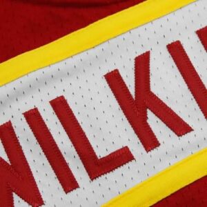 Mitchell & Ness Dominique Wilkins Atlanta Hawks Hardwood Classics Authentic Throwback Jersey-Red