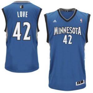 Kevin Love Minnesota Timberwolves adidas Youth Swingman Away Jersey - Slate Blue