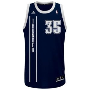 Kevin Durant Oklahoma City Thunder adidas Youth Replica Alternate Jersey - Navy Blue
