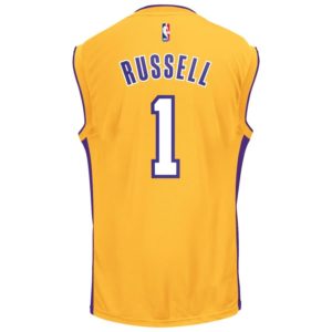 D'Angelo Russell Los Angeles Lakers adidas Replica Jersey - Gold