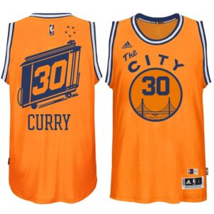 Stephen Curry Golden State Warriors adidas Current Player Hardwood Classics Swingman climacool Jersey - Gold