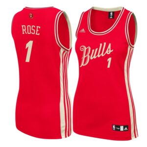 Derrick Rose Chicago Bulls adidas Women's Christmas Day Replica Swingman Jersey - Red