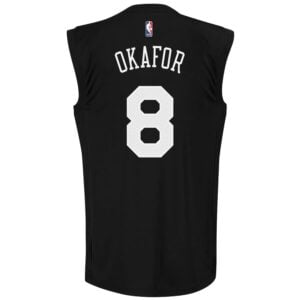 Jahlil Okafor Philadelphia 76ers adidas Fashion Replica Jersey - Black