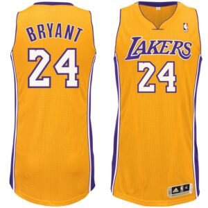 Kobe Bryant Los Angeles Lakers adidas Home Authentic climacool Jersey - Gold