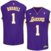 D'Angelo Russell Los Angeles Lakers adidas Youth Road Replica Jersey - Purple