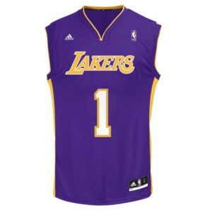 D'Angelo Russell Los Angeles Lakers adidas Youth Road Replica Jersey - Purple