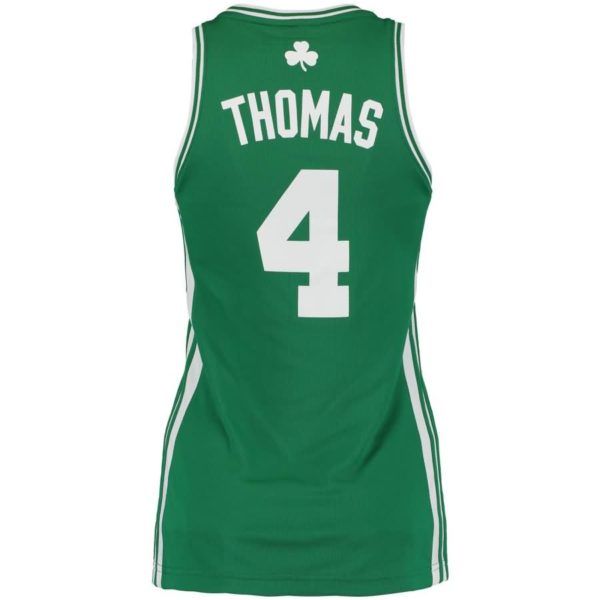 Isaiah Thomas Boston Celtics adidas Women's Road Replica Jersey - Kelly Green/White