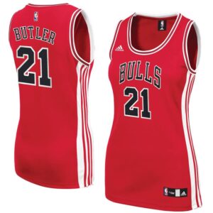 Jimmy Butler Chicago Bulls adidas Women's Road Replica Jersey - Red