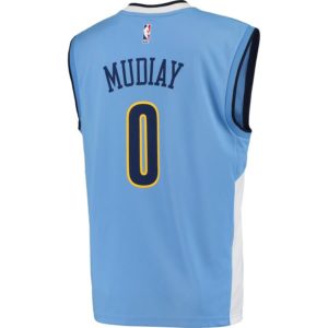 Emmanuel Mudiay Denver Nuggets adidas Replica Jersey - Light Blue -