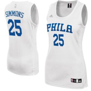 Ben Simmons Philadelphia 76ers adidas Women's Fashion Replica Jersey - White