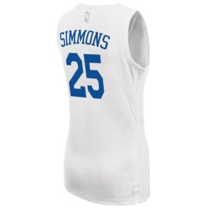 Ben Simmons Philadelphia 76ers adidas Women's Fashion Replica Jersey - White