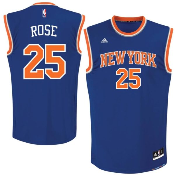 Derrick Rose New York Knicks adidas Replica Jersey - Royal