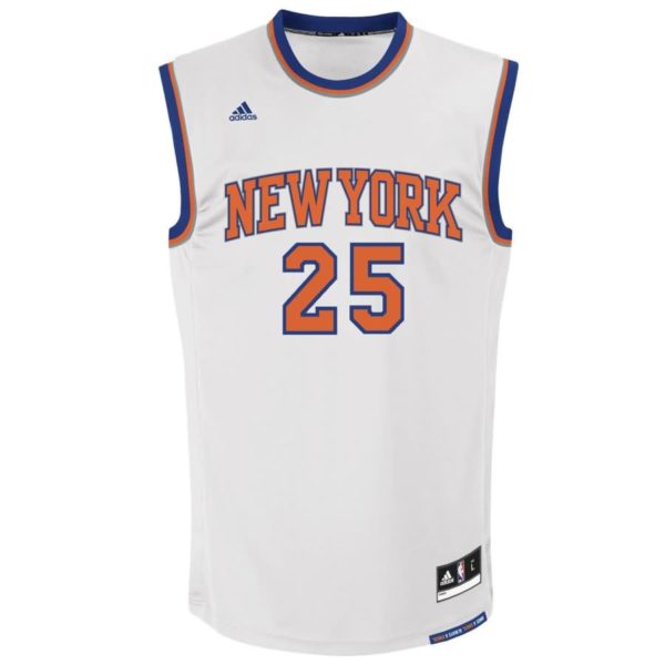 Derrick Rose New York Knicks adidas Replica Jersey - White