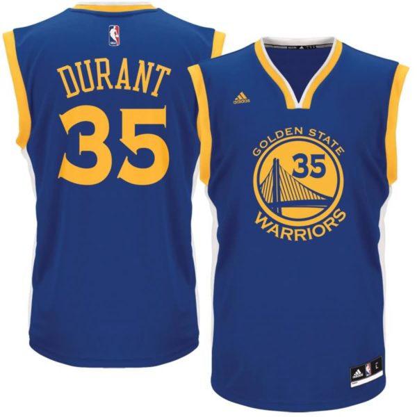 Kevin Durant Golden State Warriors adidas Road Replica Jersey - Royal