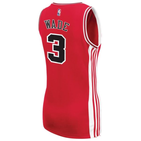 Dwyane Wade Chicago Bulls adidas Women's Replica Jersey - Red